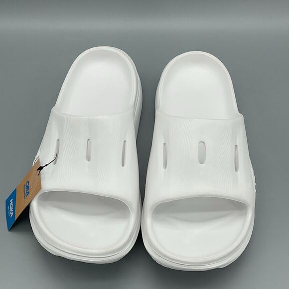 NEW Hoka Women’s Ora Recovery Slide 3 Sandals White Size 11 - Picture 3 of 10